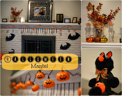 Halloween Mantel