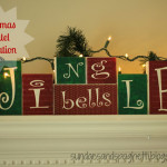 DIY Christmas Mantel Decoration