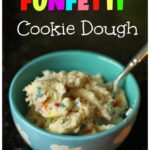 Edible Funfetti Cookie Dough