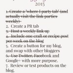 Blogging Goals Revisited