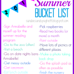 Summer Bucket List