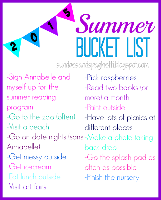 Summer Bucket List