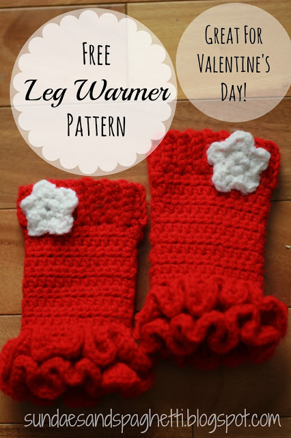Valentine Day Leg Warmers For Babies