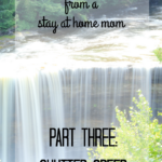 Photography Series: Tips from a Stay at Home Mom [Part Three-Shutter Speed]