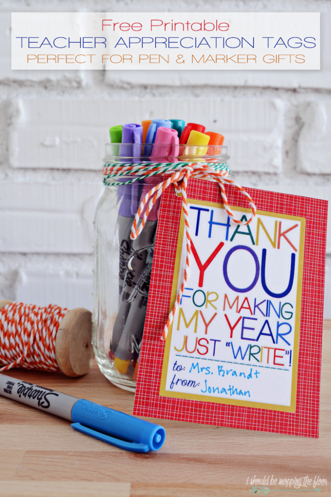 free teacher appreciation printable