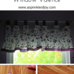DIY Window Valence