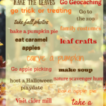 Fall Bucket List