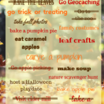 Fall Bucket List Check In