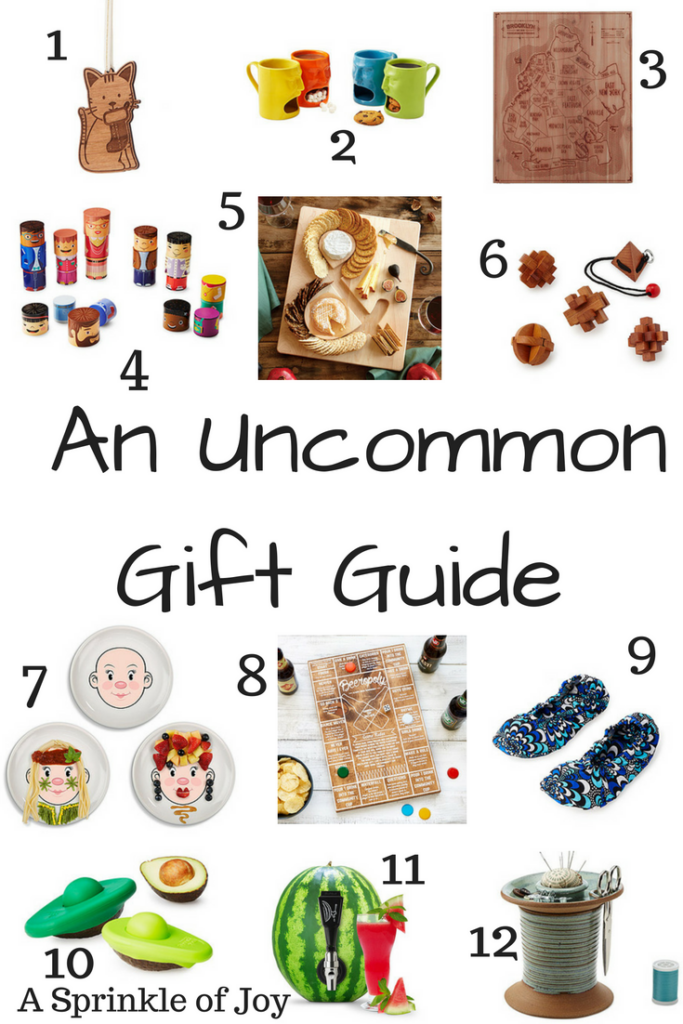 Fun and Uncommon Gifts A Sprinkle of Joy