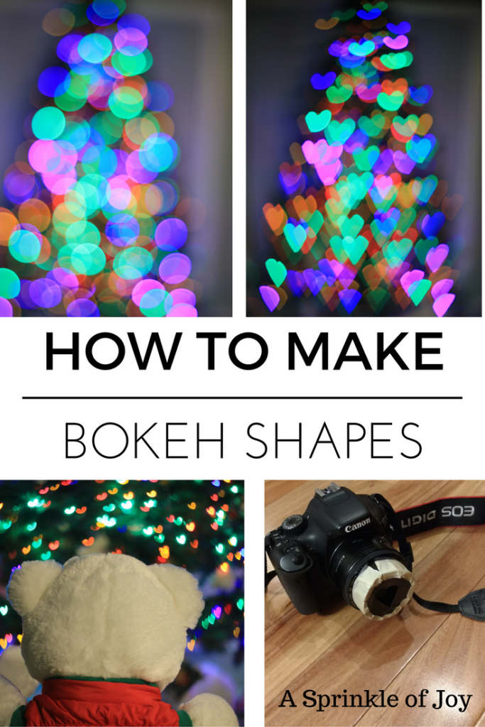 Easy and inexpensive way to create bokeh shapes at home.