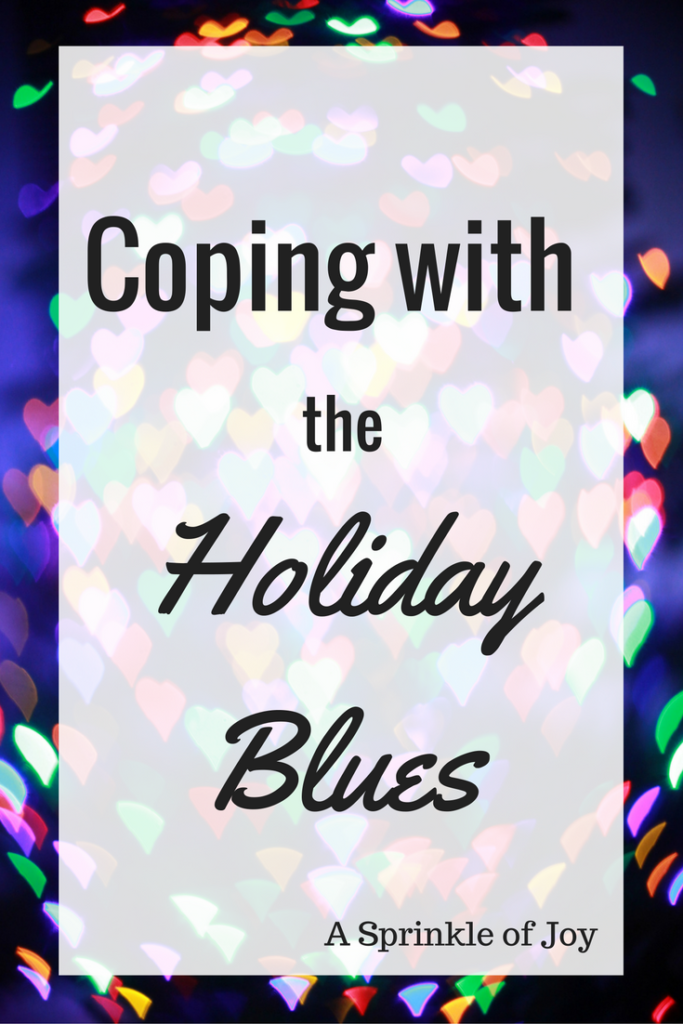 Do you find yourself feeling a bit blue around the holiday times? I give some simple tips to help you cope with the feelings of sadness that many people feel around the holidays.
