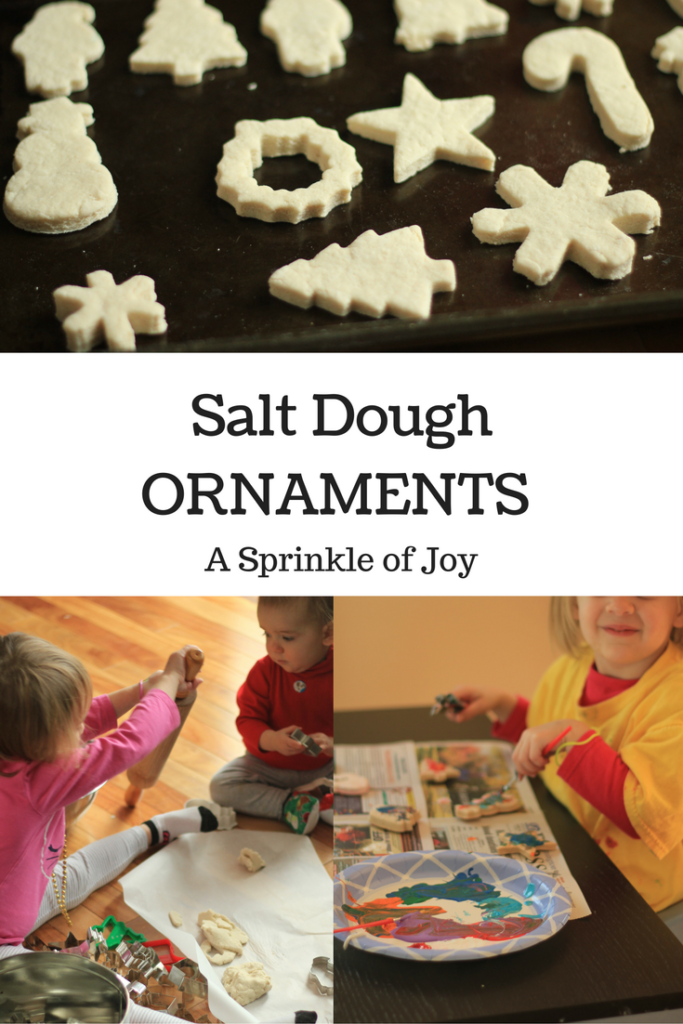Looking for an easy fun craft to do with your kids?  Why not try salt dough ornaments?