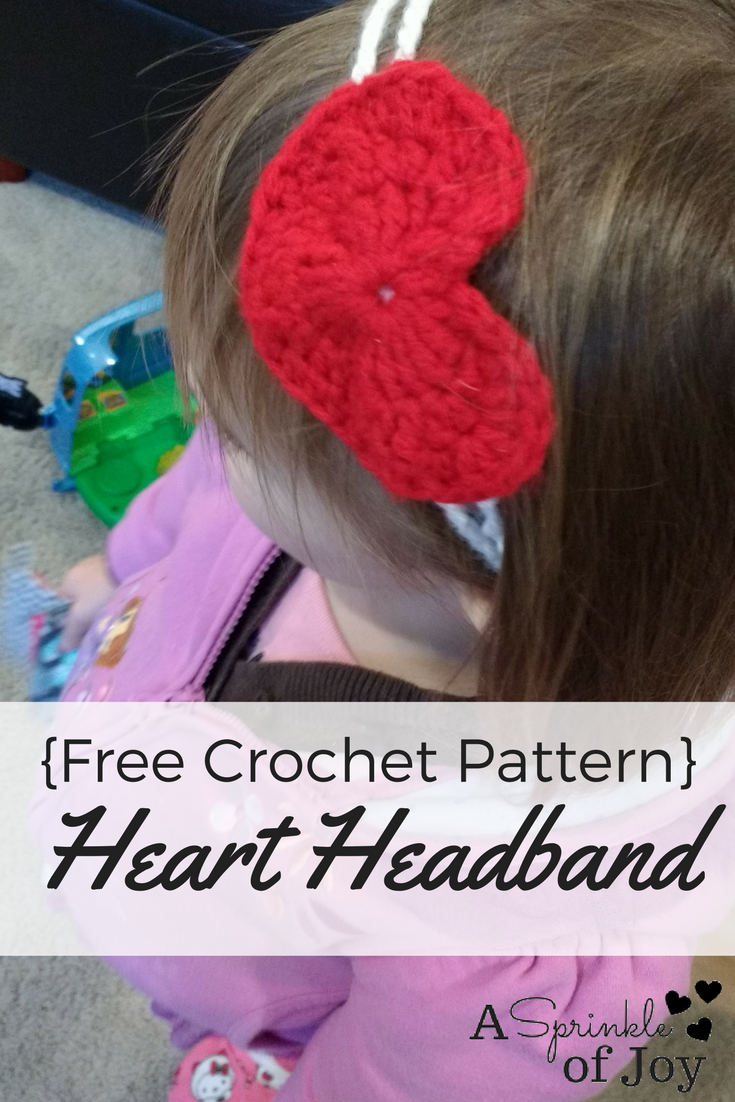 Crochet Heart Headband [Free Pattern]