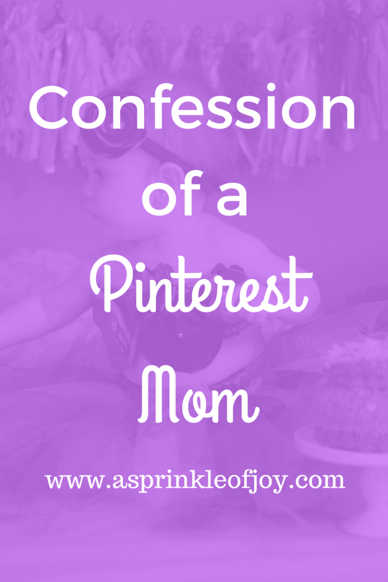 Confessions of a Pinterest Mom