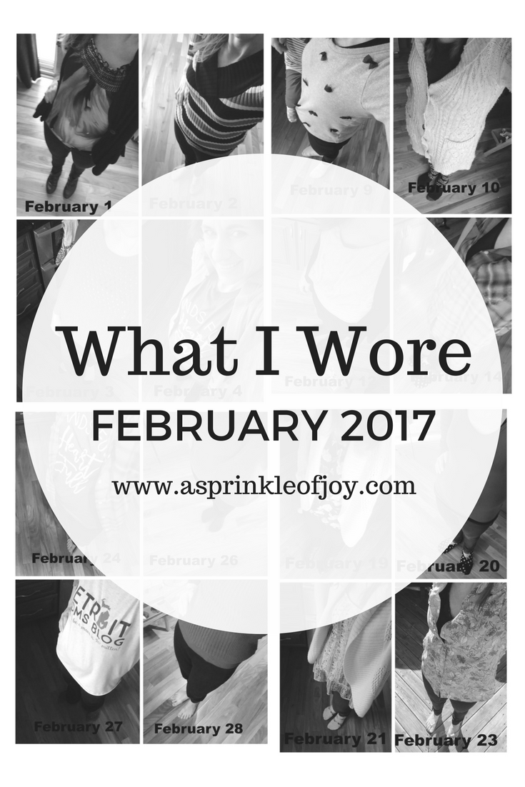 What I Wore {February 2017}