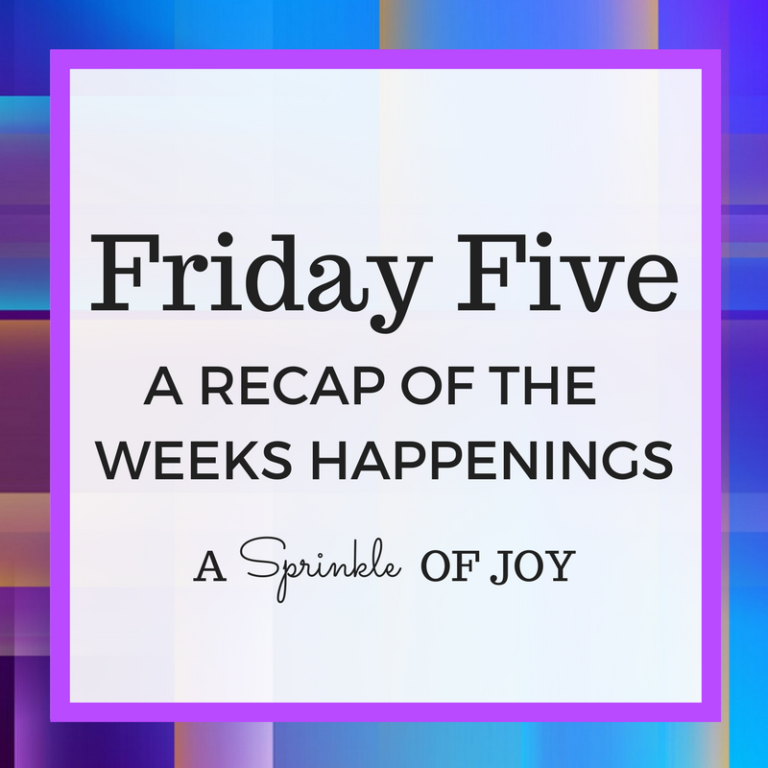 Friday Five {3.17.17}