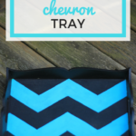 DIY Chevron Tray