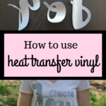 Heat Transfer Vinyl {DIY Shirt}