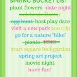 Spring Bucket List 2017 {check in #1}