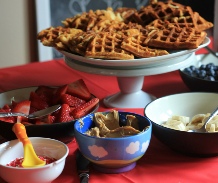 Easy Build Your Own Waffle Bar