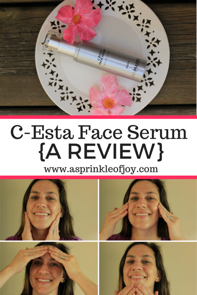 #ad #gotitfree Looking for a new serum to add to your skin care regiment? Check out this review of C-Esta Face Serum. #cestaserum #janmarini #rejuvenate #vitaminc 