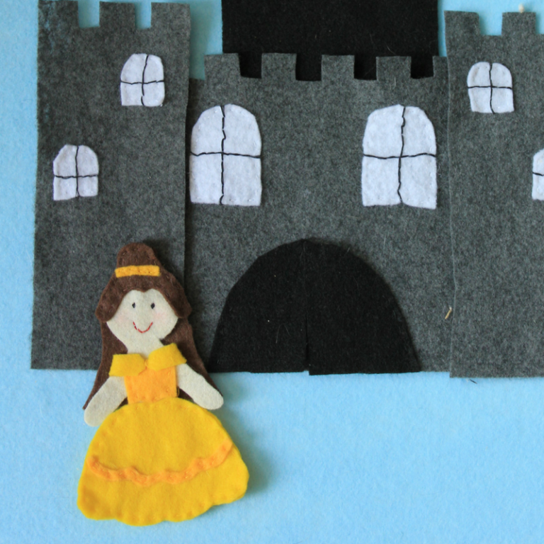 Felt Princess {Belle inspired}