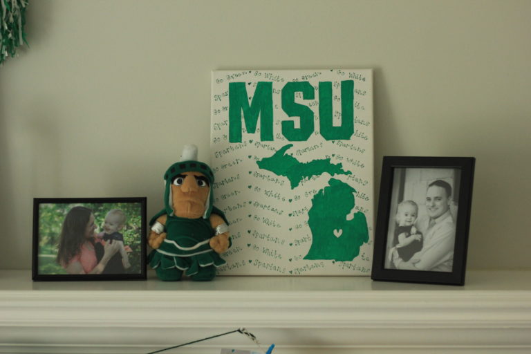 DIY Michigan State Canvas