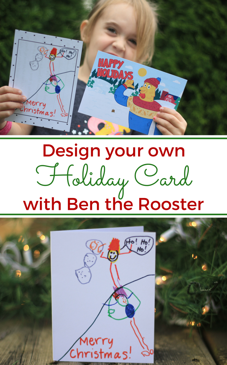 Custom Holiday Cards from Ben The Rooster