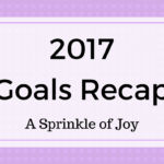 2017 Goals Recap
