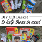 Donate the Gift of Diapers {DIY Gift Basket}