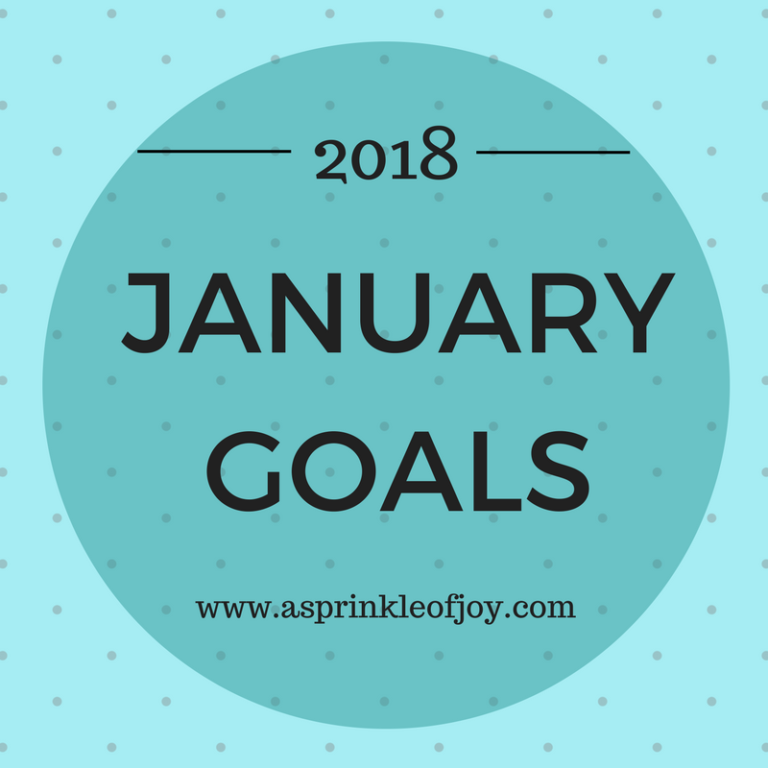 January Goals {2018}