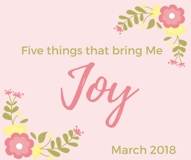 Five on Friday {3.23.18}