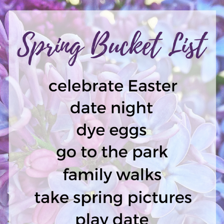 Spring Bucket List {2018}