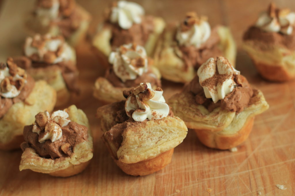 A quick and easy chocolate hazelnut puff pastry bite. Great for any gathering you may attend. #InspiredByPuff #chocolate 