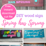 Spring has Sprung with FREE cut file