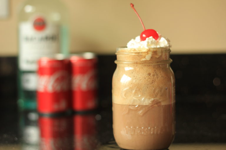 Choco- Rum and Coke Float
