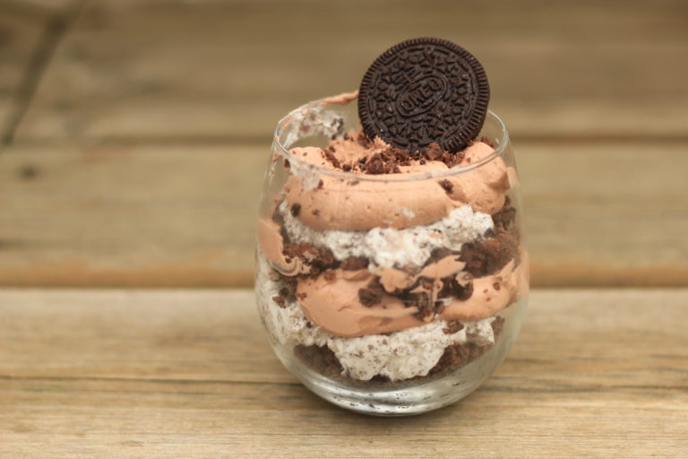 Oreo and Brownie Parfait