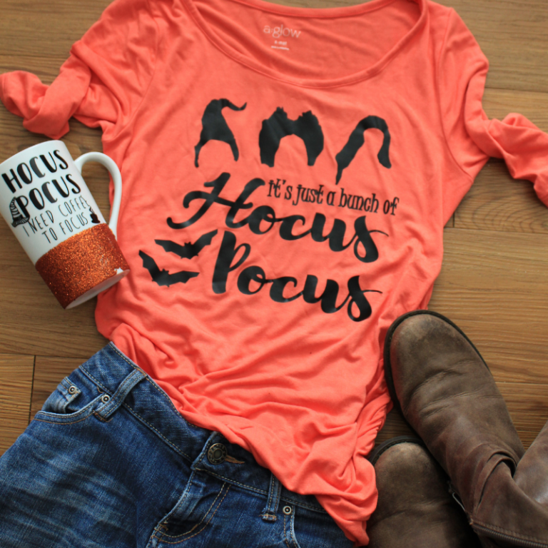 DIY Hocus Pocus Shirt with Free Cut File