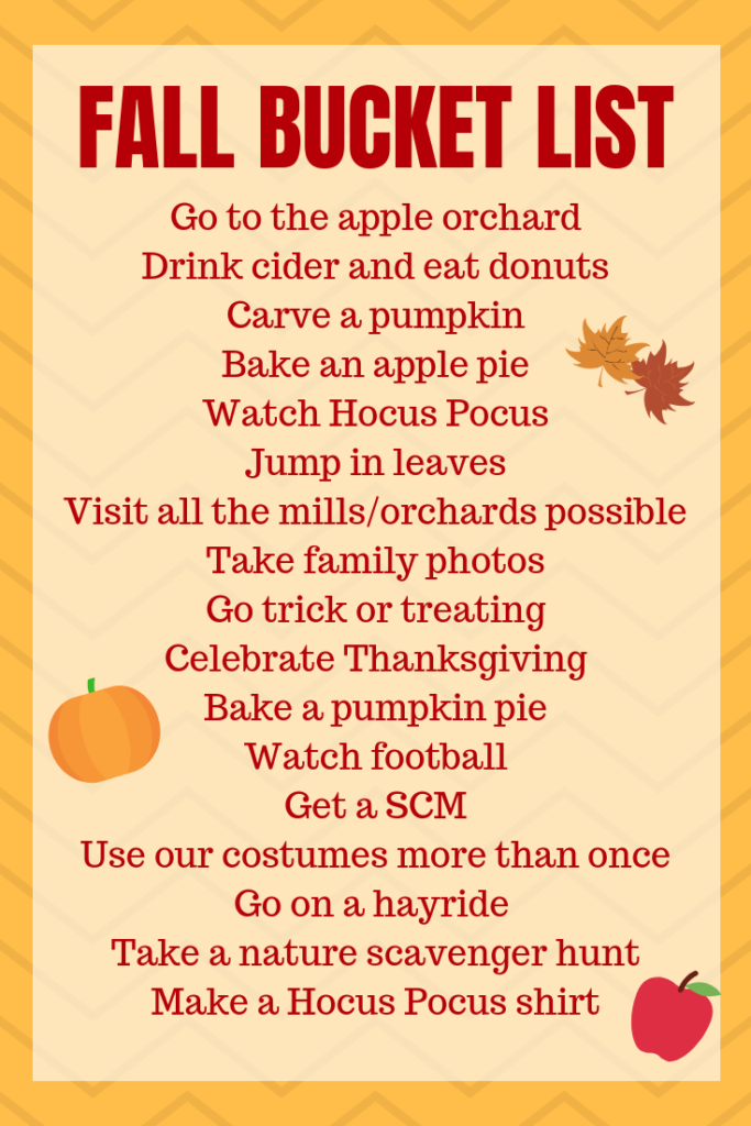 Fall bucket list. #fall #buckelist 