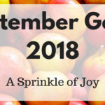 August Goal Recap and September Goals {2018}