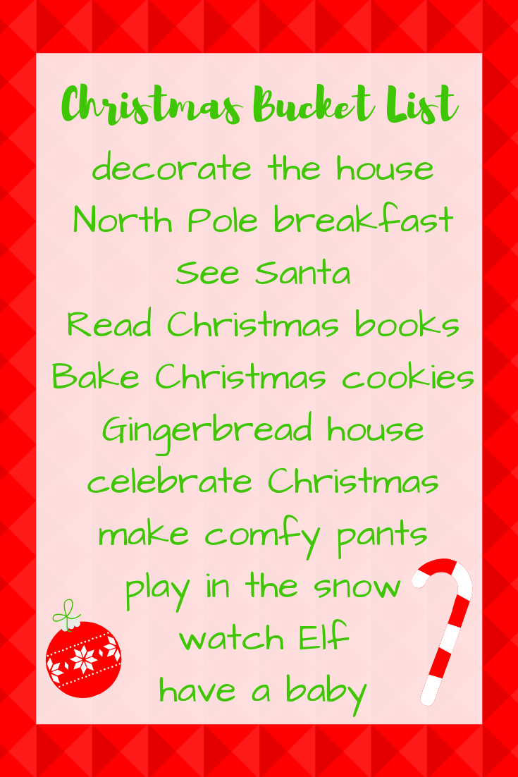 Christmas Bucket List {2018}