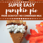Easy Homemade Pumpkin Pie Made From Scratch