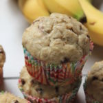 Easy Banana Nut Muffins with Chocolate Chips