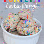 Edible Funfetti Cookie Dough {New and Improved Version}