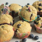 Easy Lemon Blueberry Muffins with Applesauce