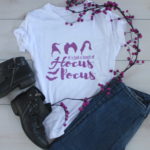 How to Use Cricut Infusible Ink with the Silhouette: Hocus Pocus Shirt