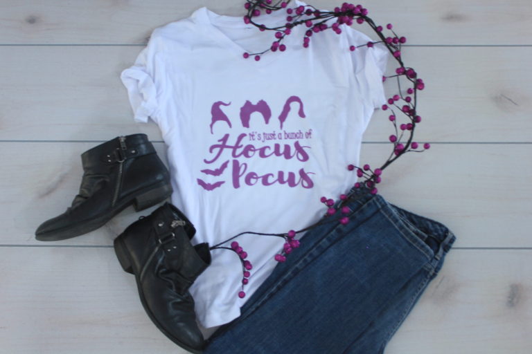 How to Use Cricut Infusible Ink with the Silhouette: Hocus Pocus Shirt
