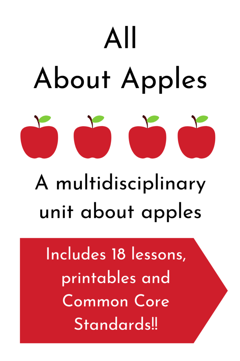 Free Apple Themed Unit For Elementary School