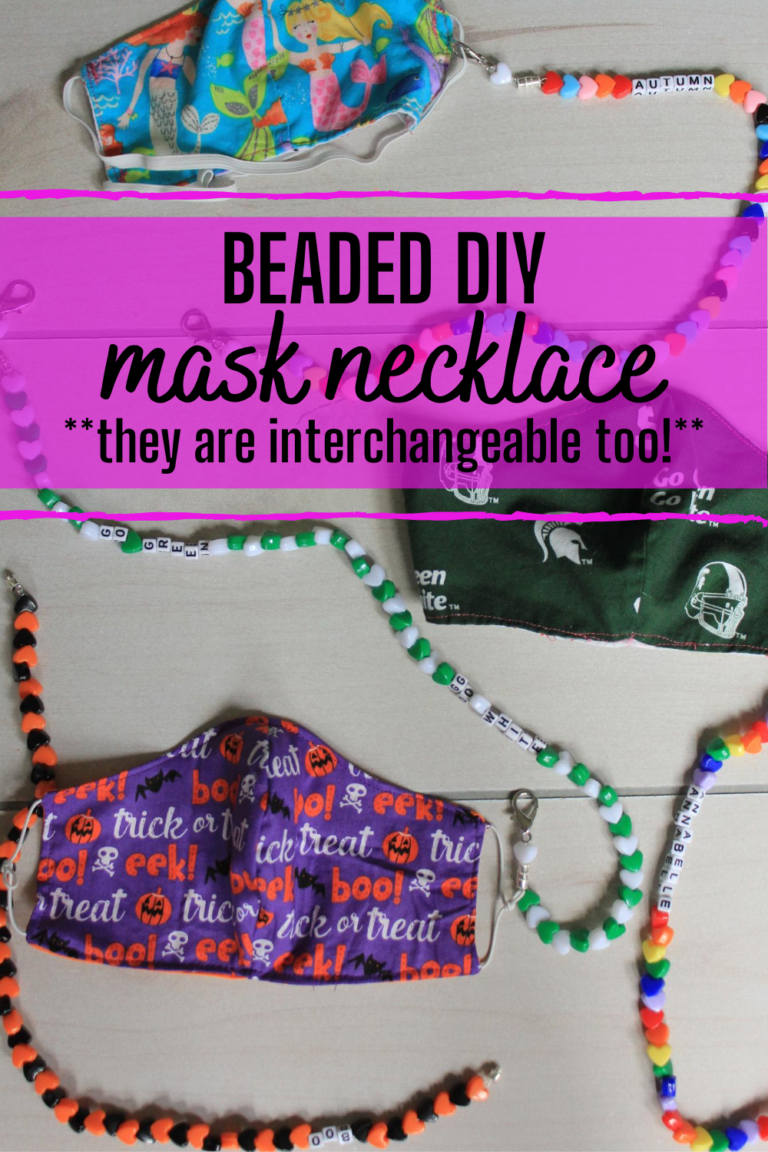 DIY  Interchangeable Mask Necklaces