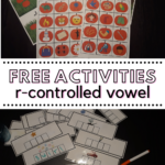 Free R-Controlled Vowels Sort Printable